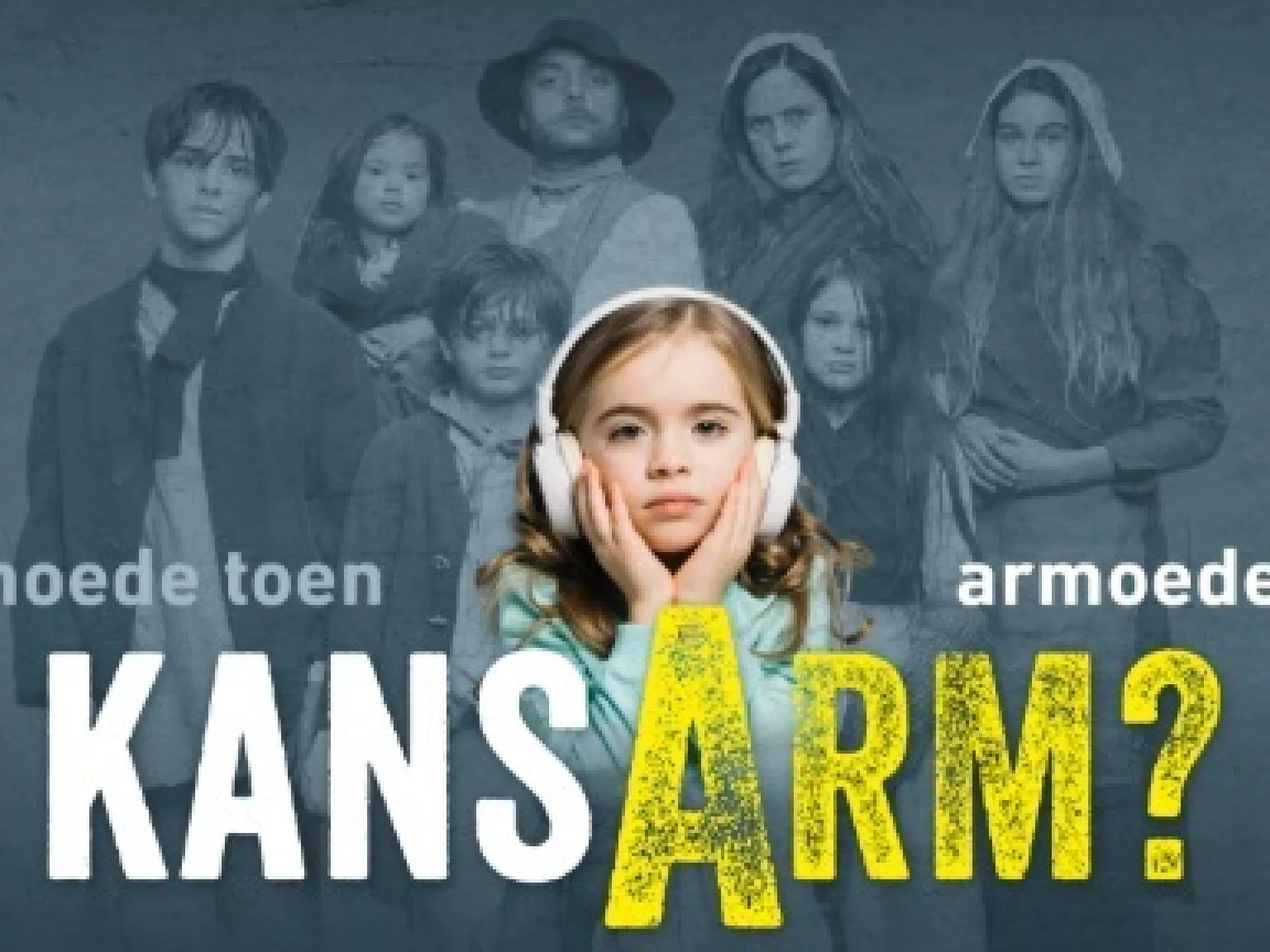 Culturele mobiliteit - Kansarm - armoede - meisje met koptelefoon