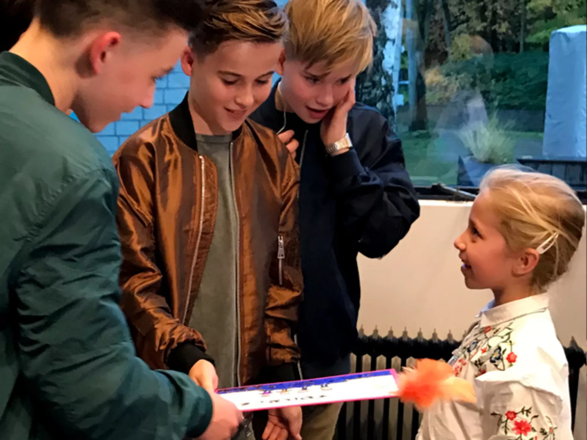 Kinderen bij junior songfestival