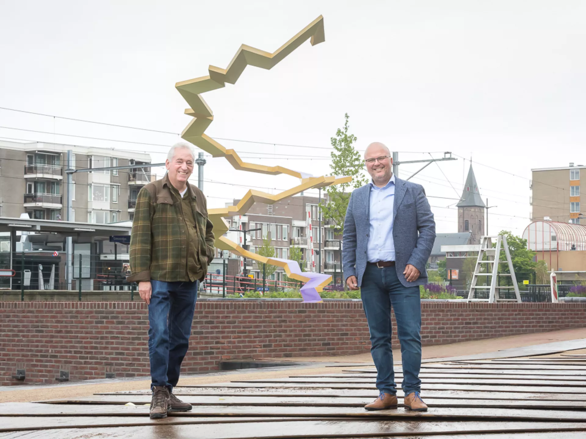 Kunst in de openbare ruimte - viraal spiraal en vonkentunnel