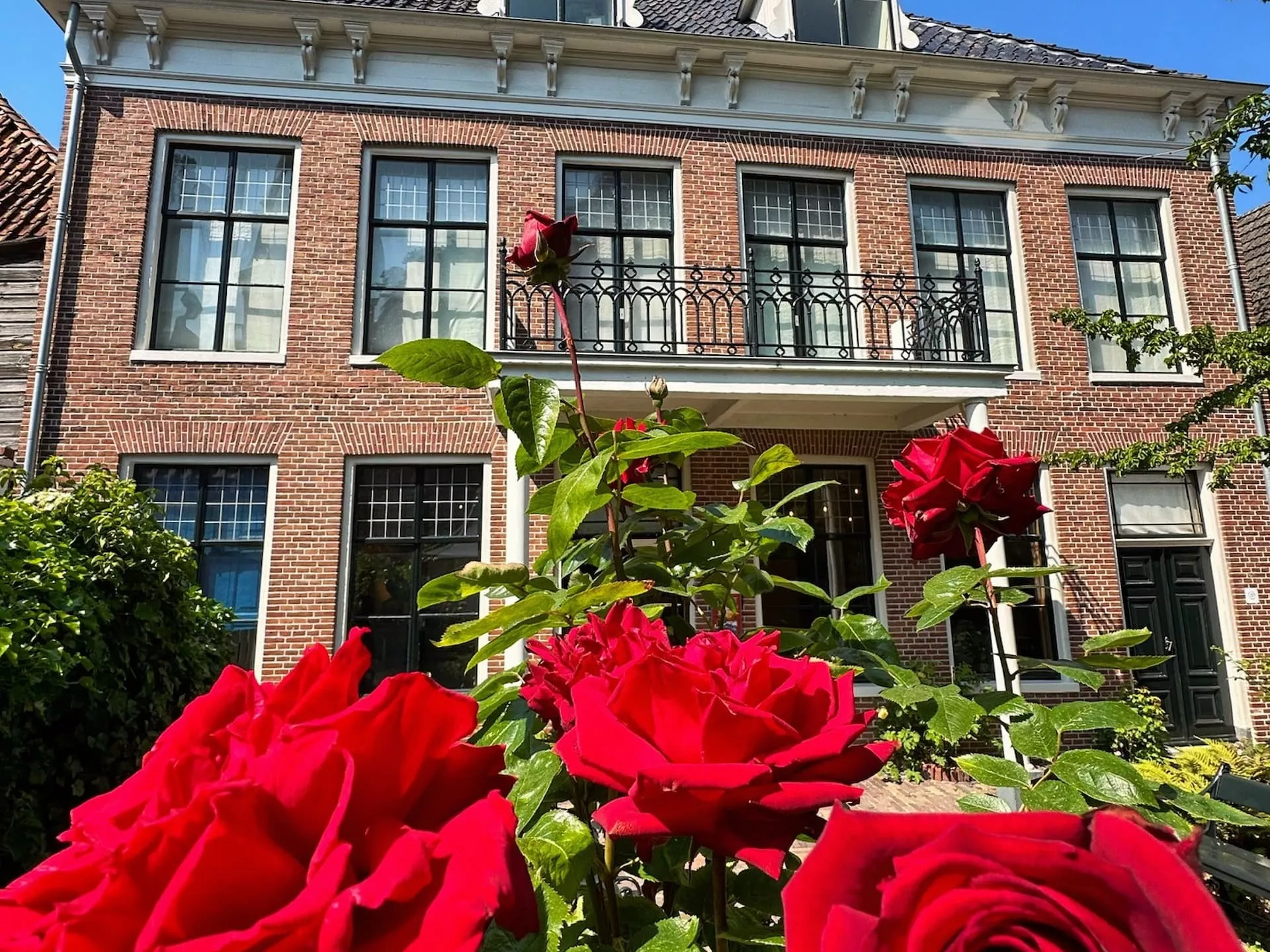 Culturele mobiliteit - zicht op het museum vanuit de tuin