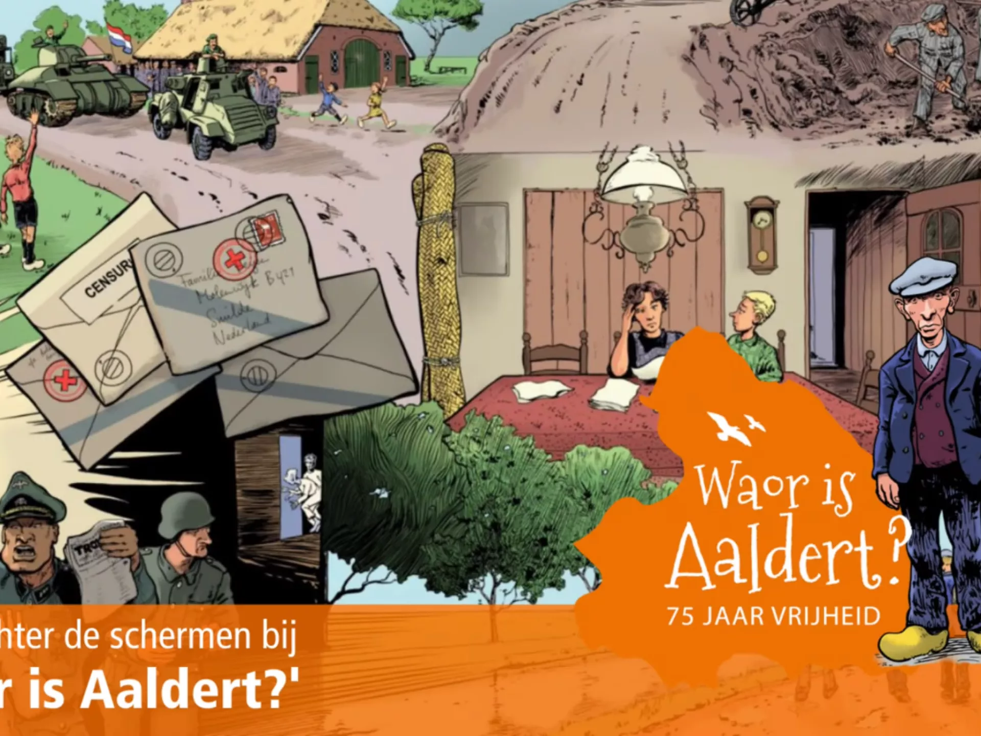 Woar is Aaldert - strip