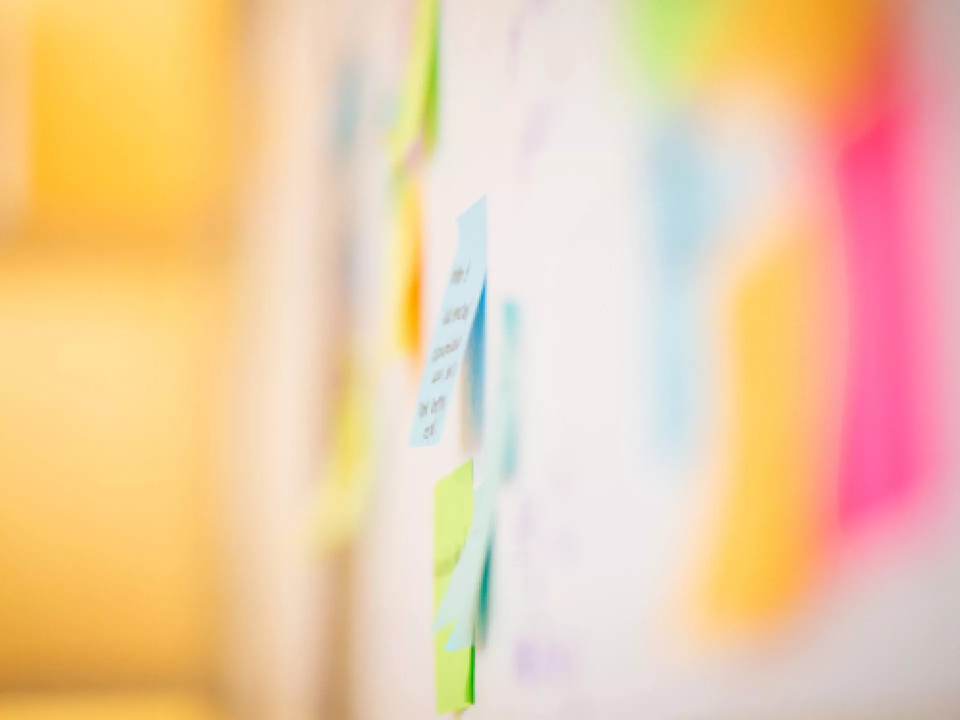 Dossier Leergemeenschappen - Meet up - postits