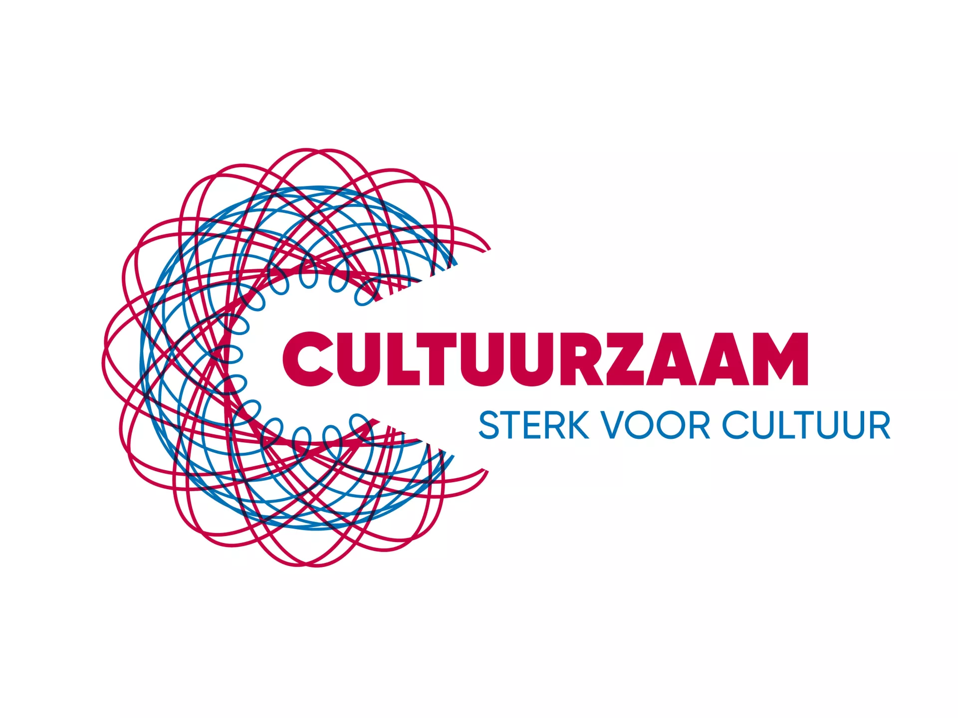 Logo van Cultuurzaam met de tekst "Sterk voor Cultuur".