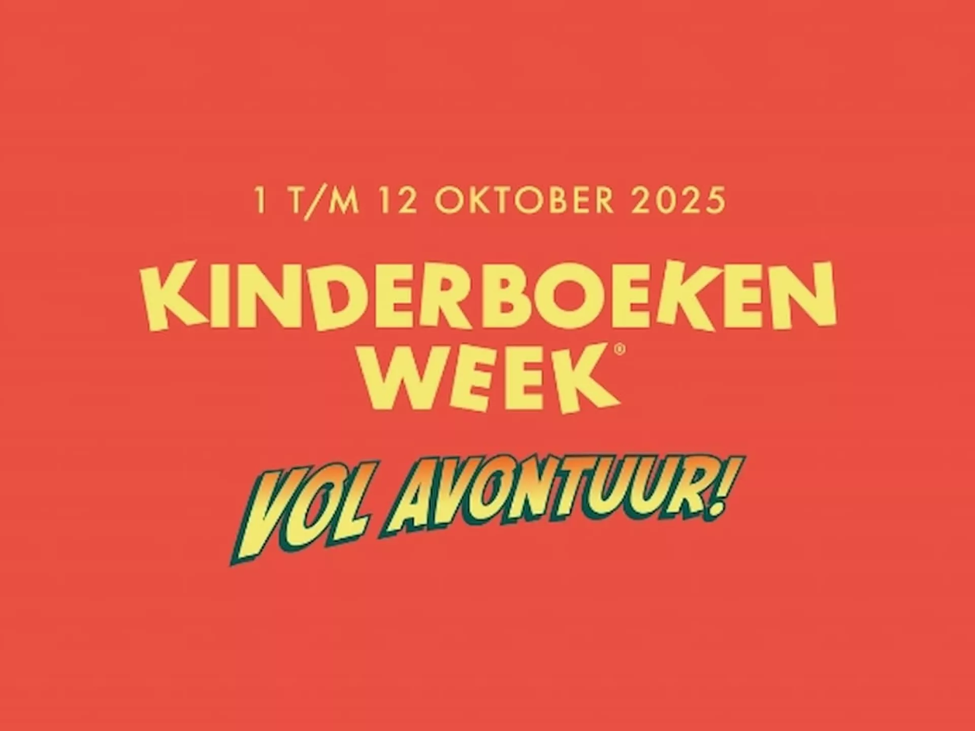 Logo Kinderboekenweek oranje