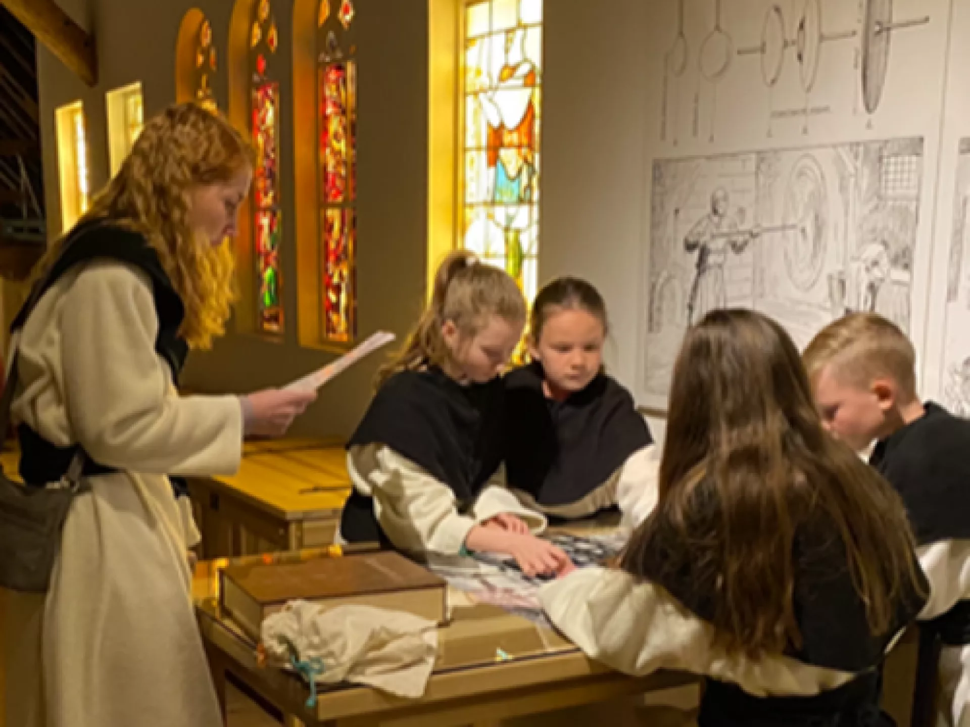 Culturele Mobiliteit - Klooster ter Apel - broeder Jacobus - glas in lood