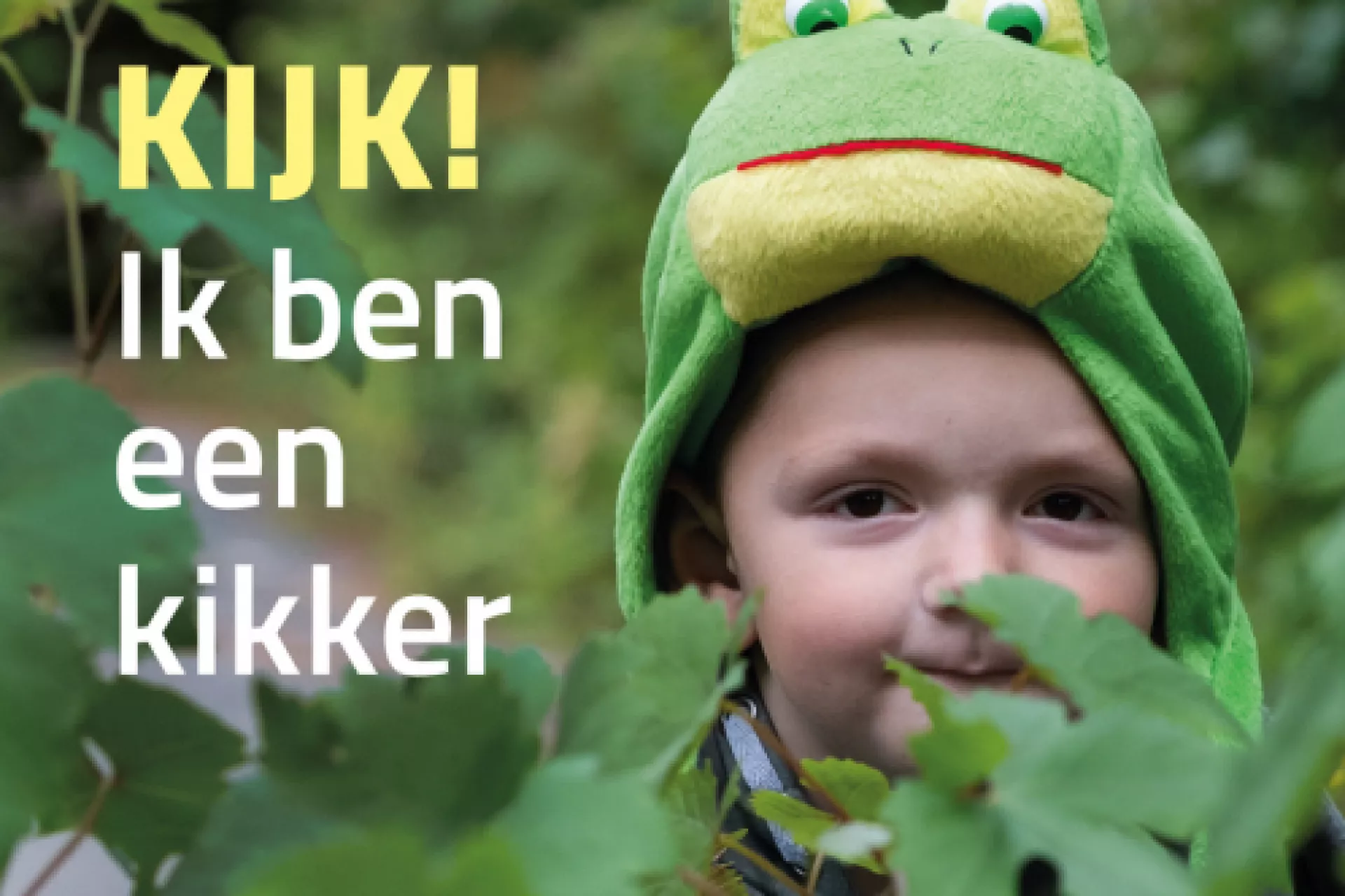 Meer muziek in de klas -  jongen in kikkerpak