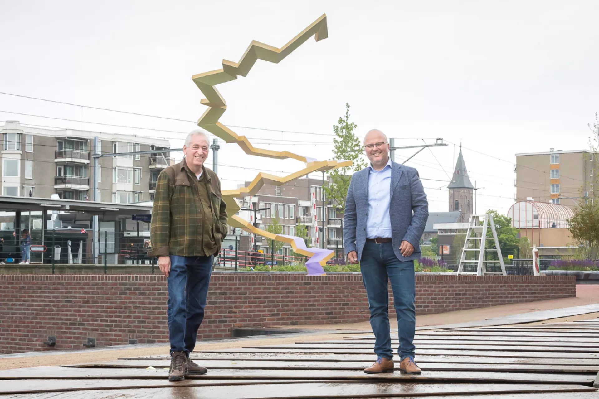 Kunst in de openbare ruimte - viraal spiraal en vonkentunnel