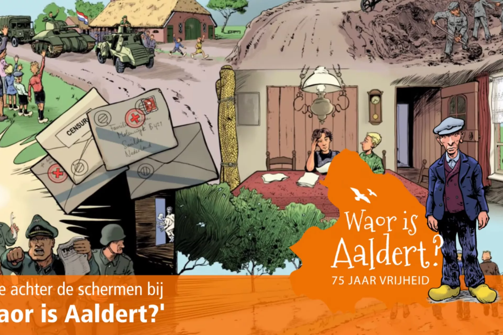 Woar is Aaldert - strip