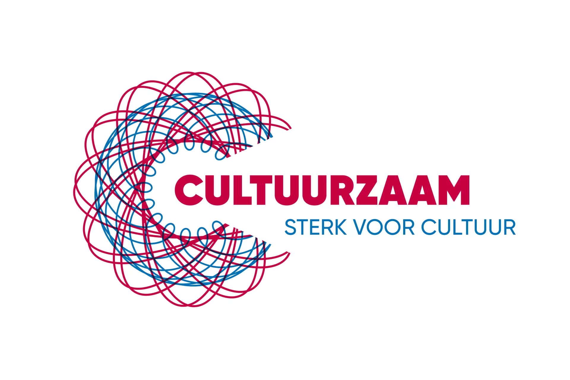 Logo van Cultuurzaam met de tekst "Sterk voor Cultuur".