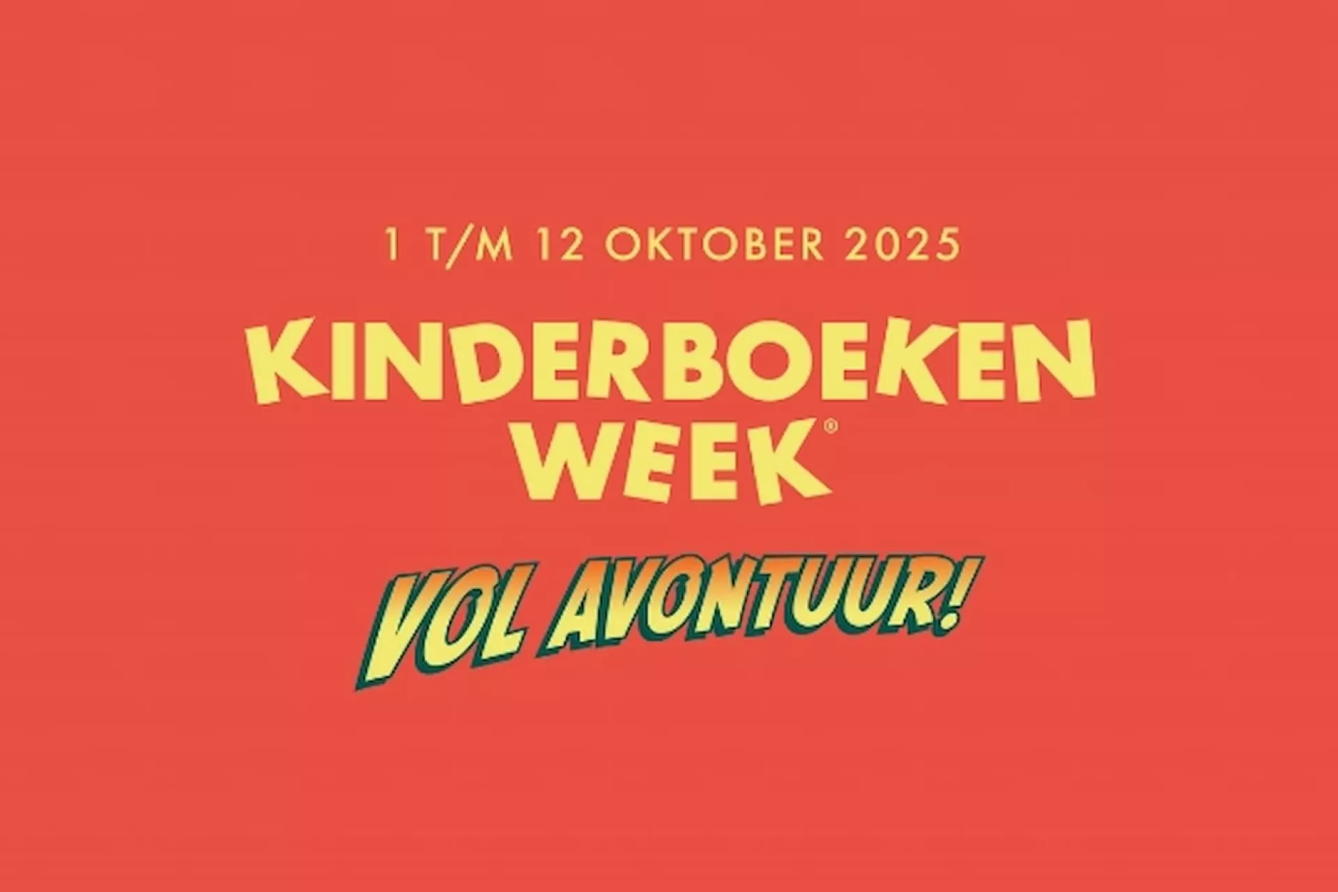 Logo Kinderboekenweek oranje